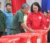Hội Chữ thập đỏ Việt Nam: Hỗ trợ người dân Hà Tĩnh bị ảnh hưởng bão Noru